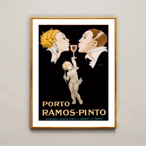 Porto Ramos Pinto Vintage Food drink Poster Beverage Art Wine Lovers porto-ramos-pinto-vintage-food-drink-poster-beverage-art-wine-lovers