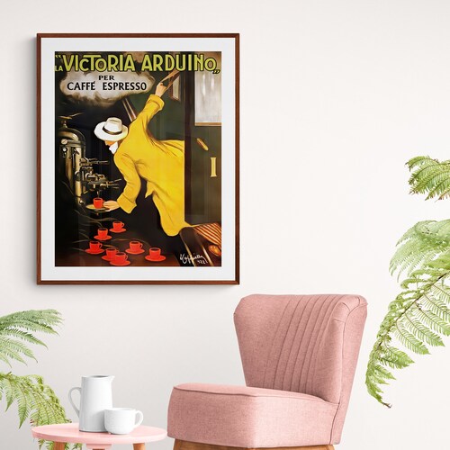 Victoria Arduino per Cafe Espresso Vintage Food&drink Poster Etsy