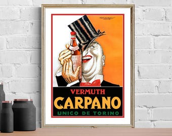 Vintage Italian Vermouth Food&Drink Poster (1927)