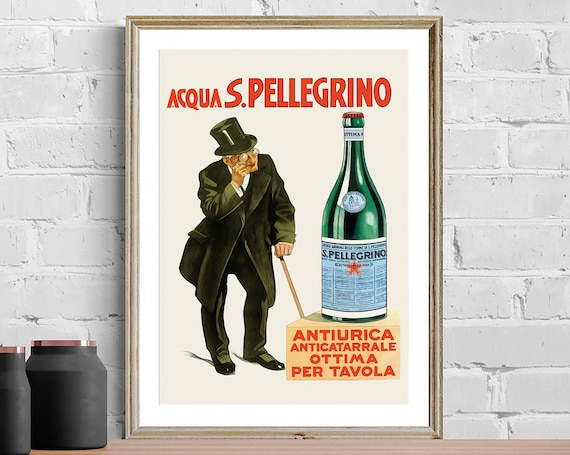 Acqua S. Pellegrino ヴィンテージ ポスター – Leonetto Cappiello