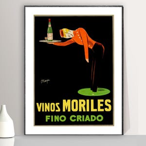 Vintage Spanish Wine Advertisement Art Print - Reproduction of a Vintage Artwork, Decorative Purposes Wall Decor