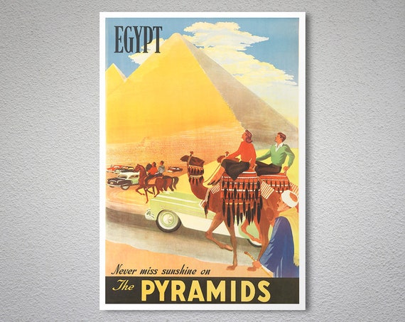 A2 Reprint Vintage Cairo Hotel Travel Poster Poster A3