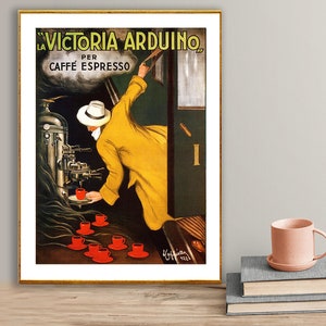 Victoria Arduino per Cafe Espresso  Vintage Food&Drink Poster - Coffee Lovers, Coffee Time, Deco Interior