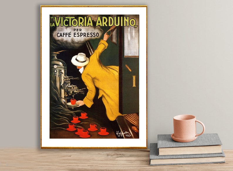 Victoria Arduino per Cafe Espresso Vintage Food&drink Poster Etsy