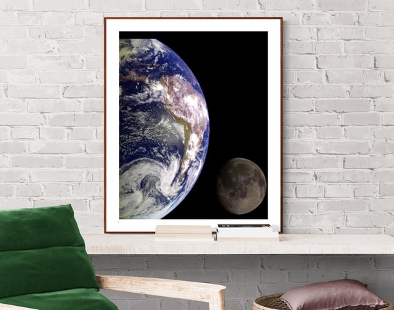 High Resolution Images Of Earth And Moon