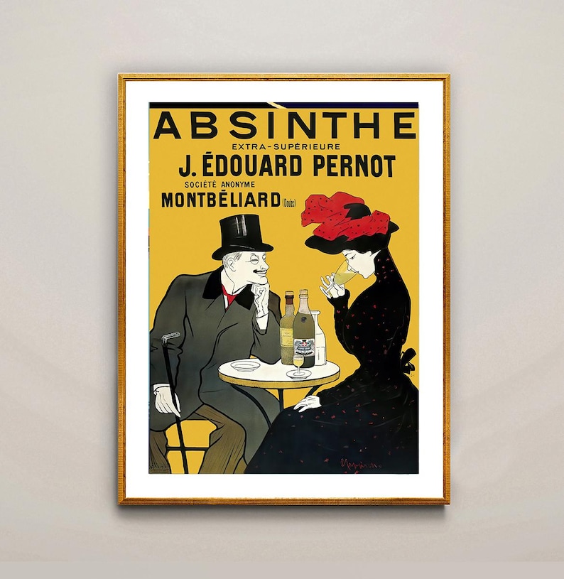 Vintage Absinthe Advertisement Art Print: Superieure Drink Artwork - Etsy