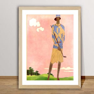 Golf Sport Vintage Sport Poster - Golf-Liebhaber, Sport Poster, Wanddekoration, Geschenkidee