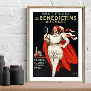 Vintage Zahngesundheit Werbung (1922) Kunstdruck - Reproduktion eines Retro Kunstwerks, Dekorative Zwecke Wanddekoration