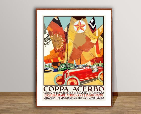 F1 公式ポスター 1996 イタリアGP Monza 額付き