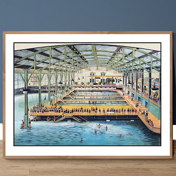 Sutro Baths, San Francisco Fine Art Print -  Poster Paper or Canvas Print / Gift Idea / Wall Decor