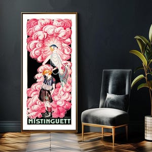Mistinguett Vintage Celebrity Poster  - Entertainment Poster / Gift Idea / Wall Decor