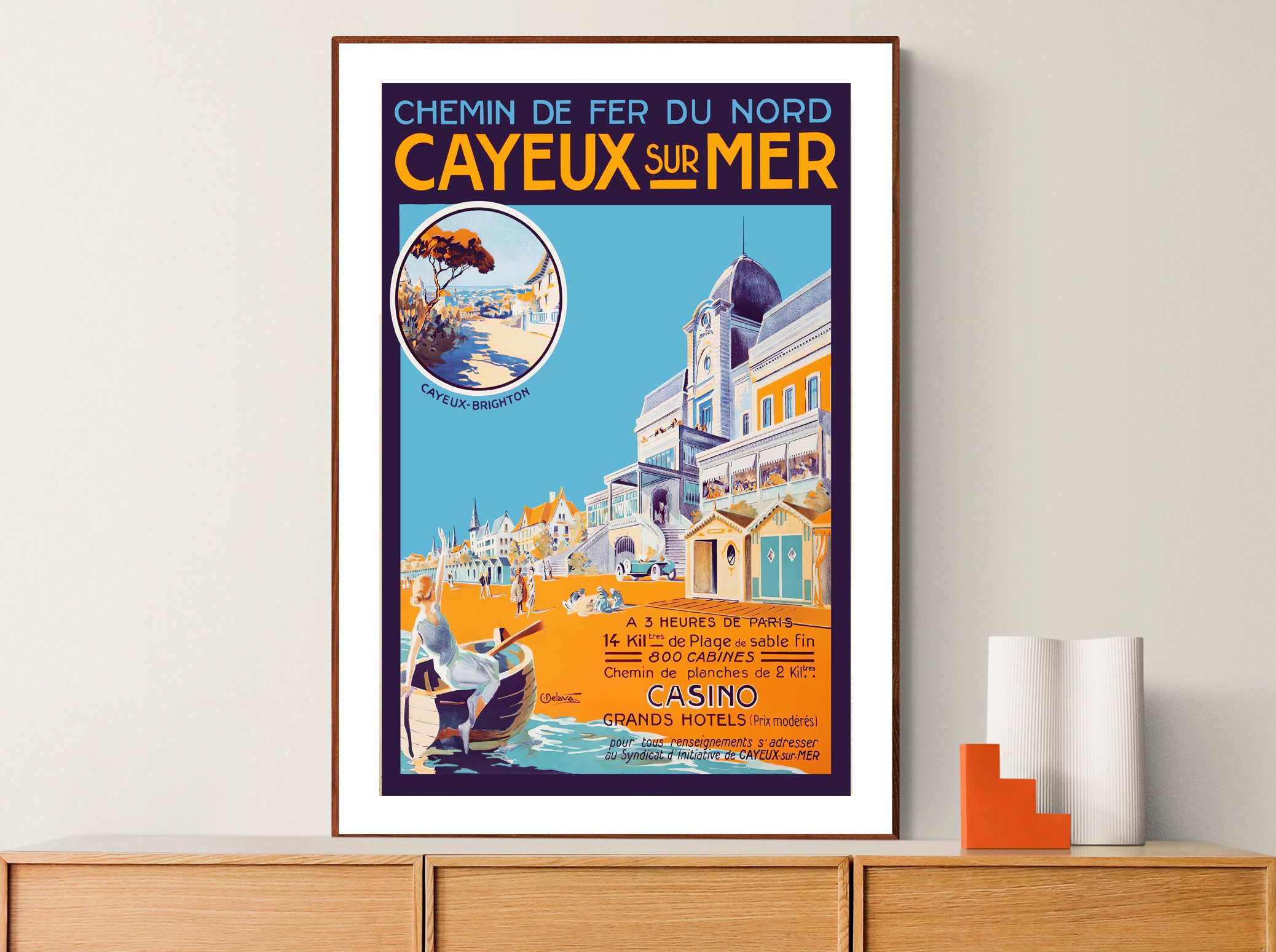 Poster porte Brown - Mer du Nord