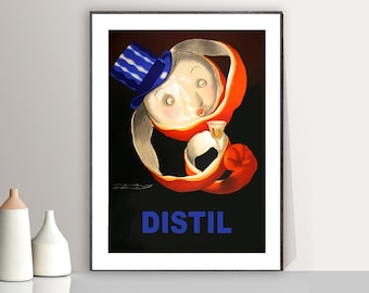 Vintage Distil Advertisement Art Print - Food&Drink Poster