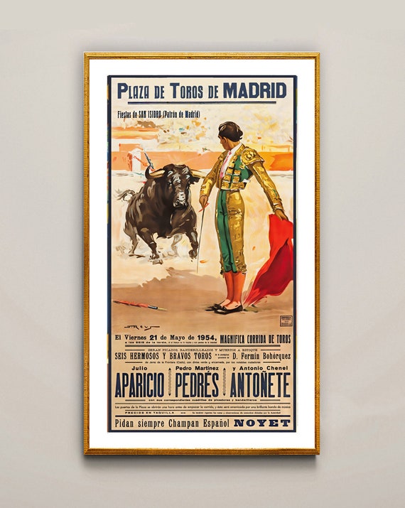 Plaza De Toros Madrid, Fiestas De San Isidro, Spain Vintage Travel 