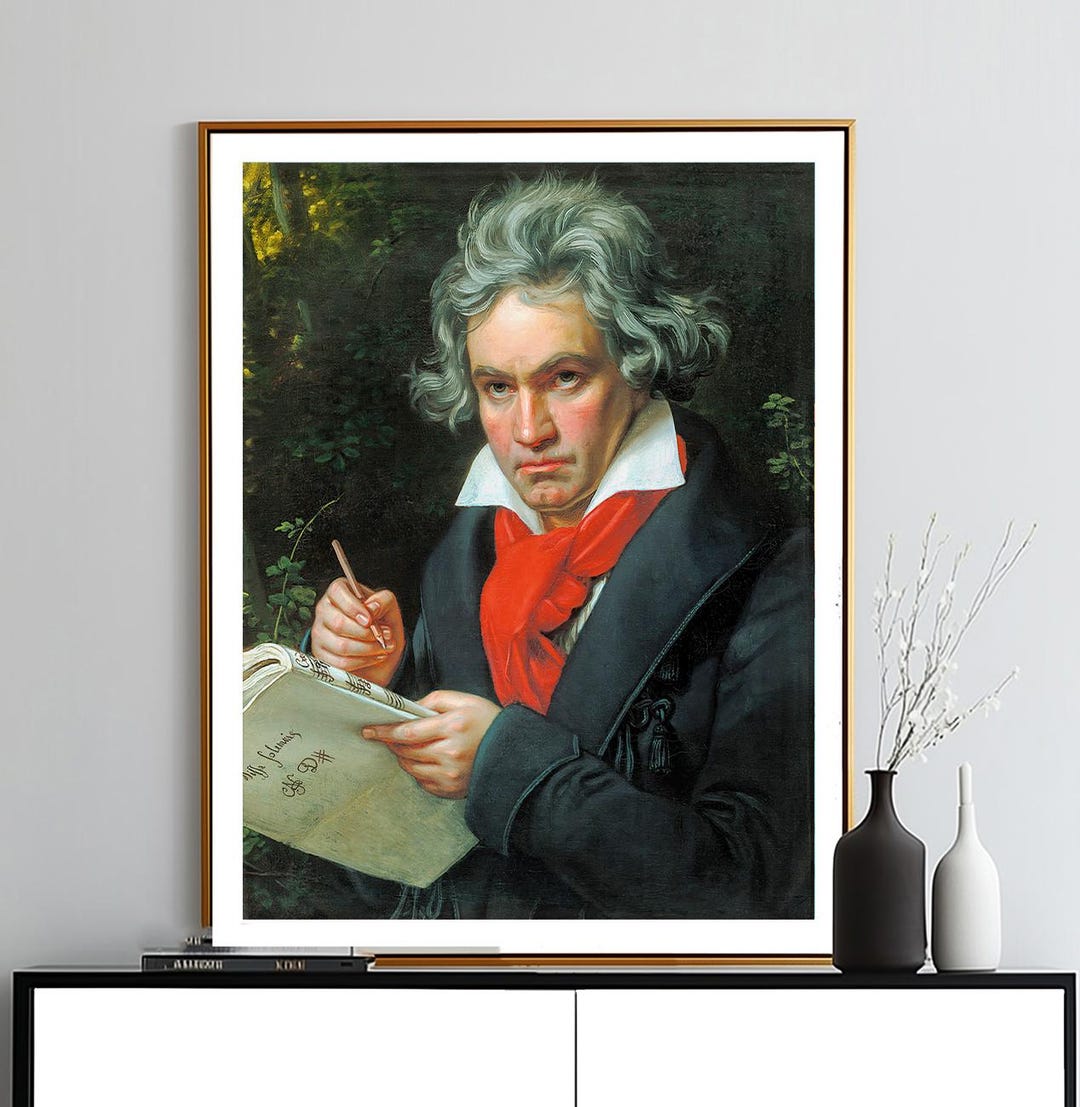 ルートヴィヒ・ヴァン・ベートーヴェン ヴィンテージポスター