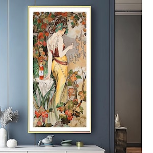 Plakat Vintage Food&Drink autorstwa Alphonse'a Muchy - Beverage Art / Pomysł na prezent / Dekoracja ścienna