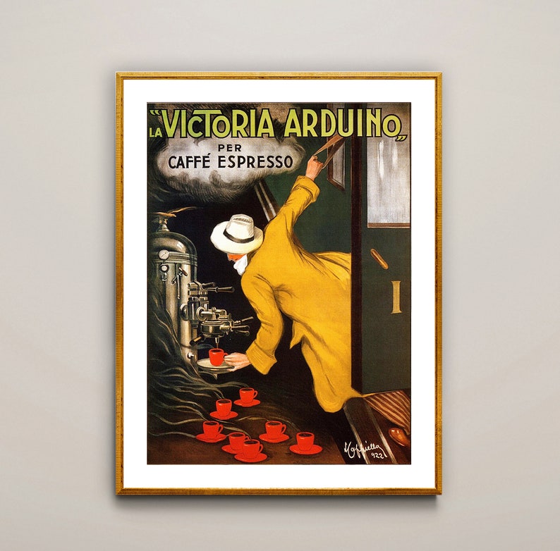 Victoria Arduino per Cafe Espresso Vintage Food&drink Poster Etsy