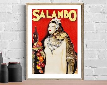 Vintage Wine Advertisement (1920's) Art Print - Food&Drink Poster