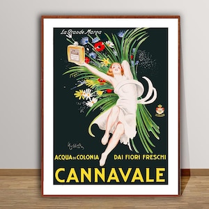 Vintage Acqua di Colonia Print - Cannavale Advertisement Art