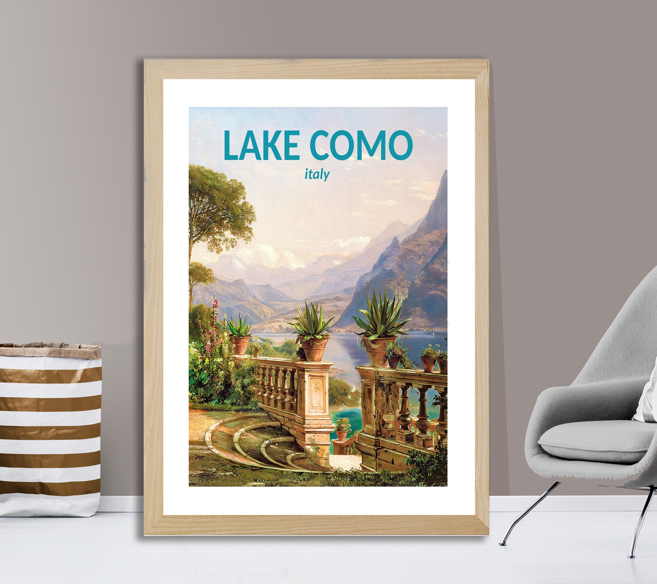 Lake Como Woven Bag - Large