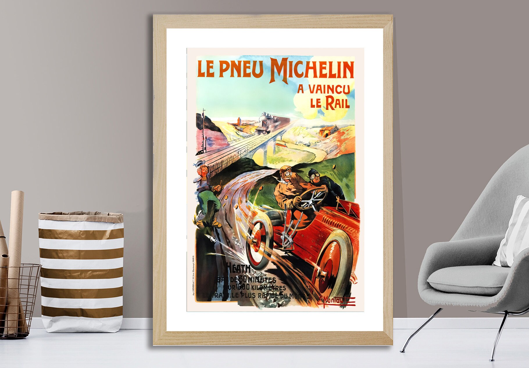 Vintage michelin poster - Etsy 日本
