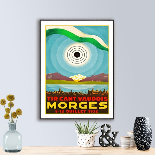 Lac de Thoune Poster - 29.5x42 / France, c. 1890 | Poster art, Poster