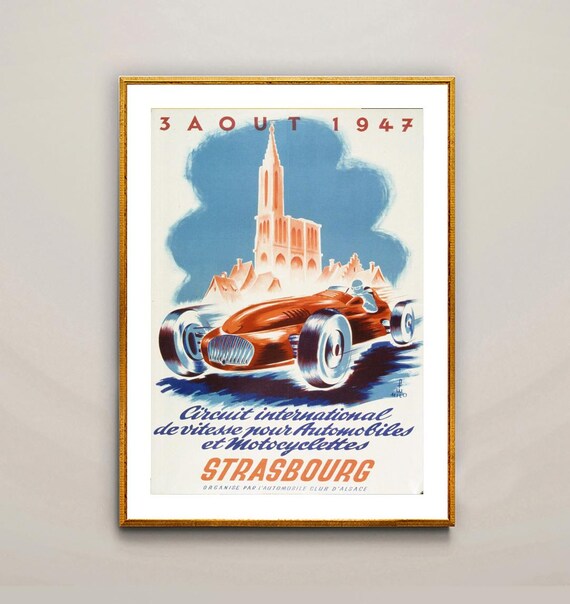 Lausanne, Grand Prix Automobile 1947. Reproduction vintage poster Lausanne, Grand Prix Automobile 1947. Reproduction vintage poster
