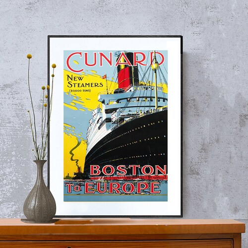 South End Boston Illustration Boston Travel Poster Boston Etsy