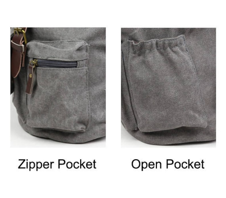 Green Canvas Backpack
