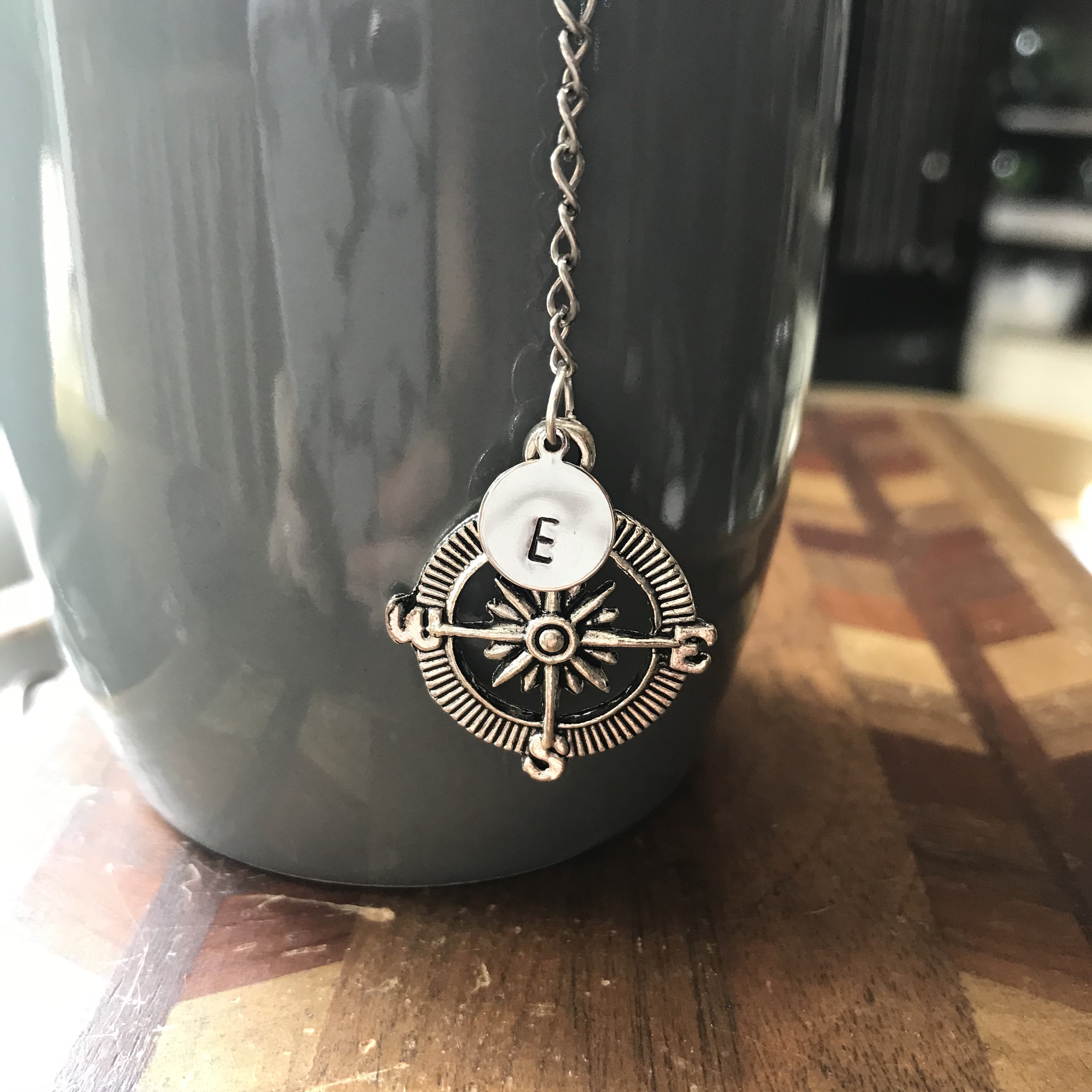 Pair of Personalized Tea Infusers With Compass Charm - Etsy