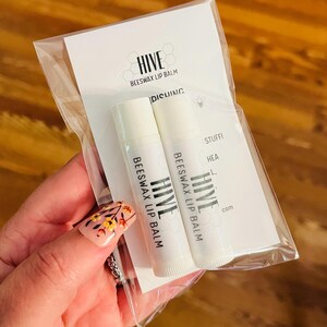 Nourishing HIVE Beeswax Lip Balm with Essential Oils
