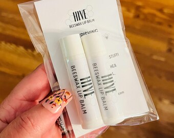 Nourishing HIVE Beeswax Lip Balm with Essential Oils