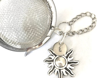 Personalized Tea Infuser with Sun Charm