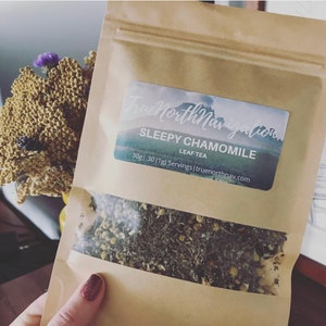 Sleepy Chamomile Leaf Tea Herbal Tea Blend -Caffeine Free Tea