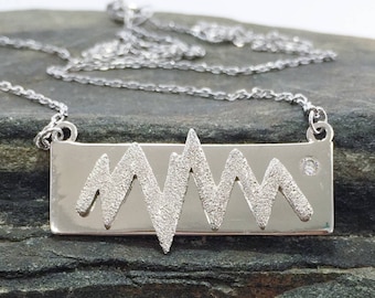 Silver Mountain Necklace