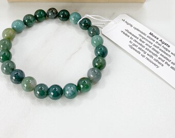 Moss Agate Bracelet