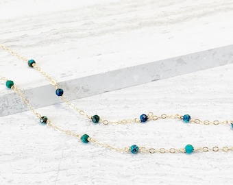 Meaningful  Chrysocolla Necklace