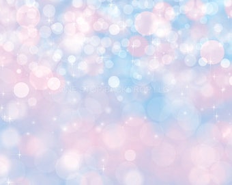 Spring & Easter Bokeh Backdrop BK0038 on Glare Free Vinyl 7' wide by 5' tall.