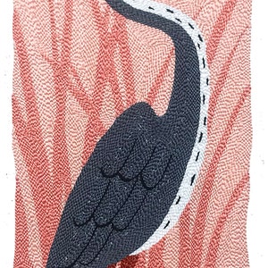 Downloadable Digital Ultra Punch Needle Pattern of Great Blue Heron image 2