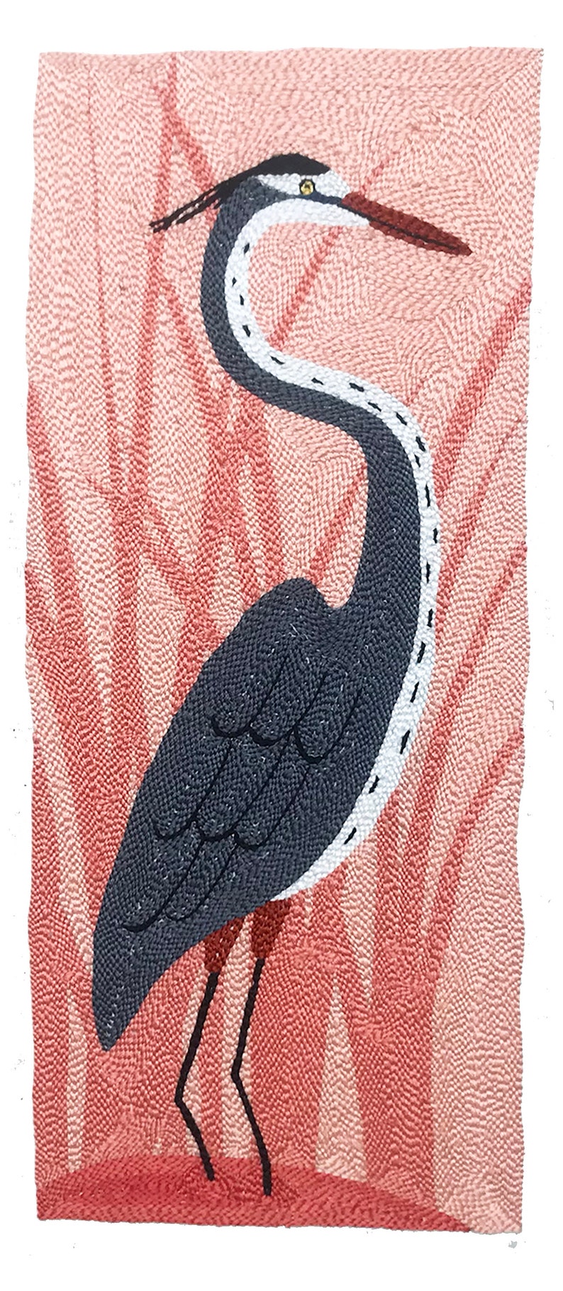 Downloadable Digital Ultra Punch Needle Pattern of Great Blue Heron image 2