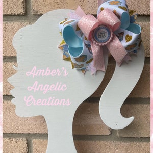 Southern University Inspired Stacked Hairbow