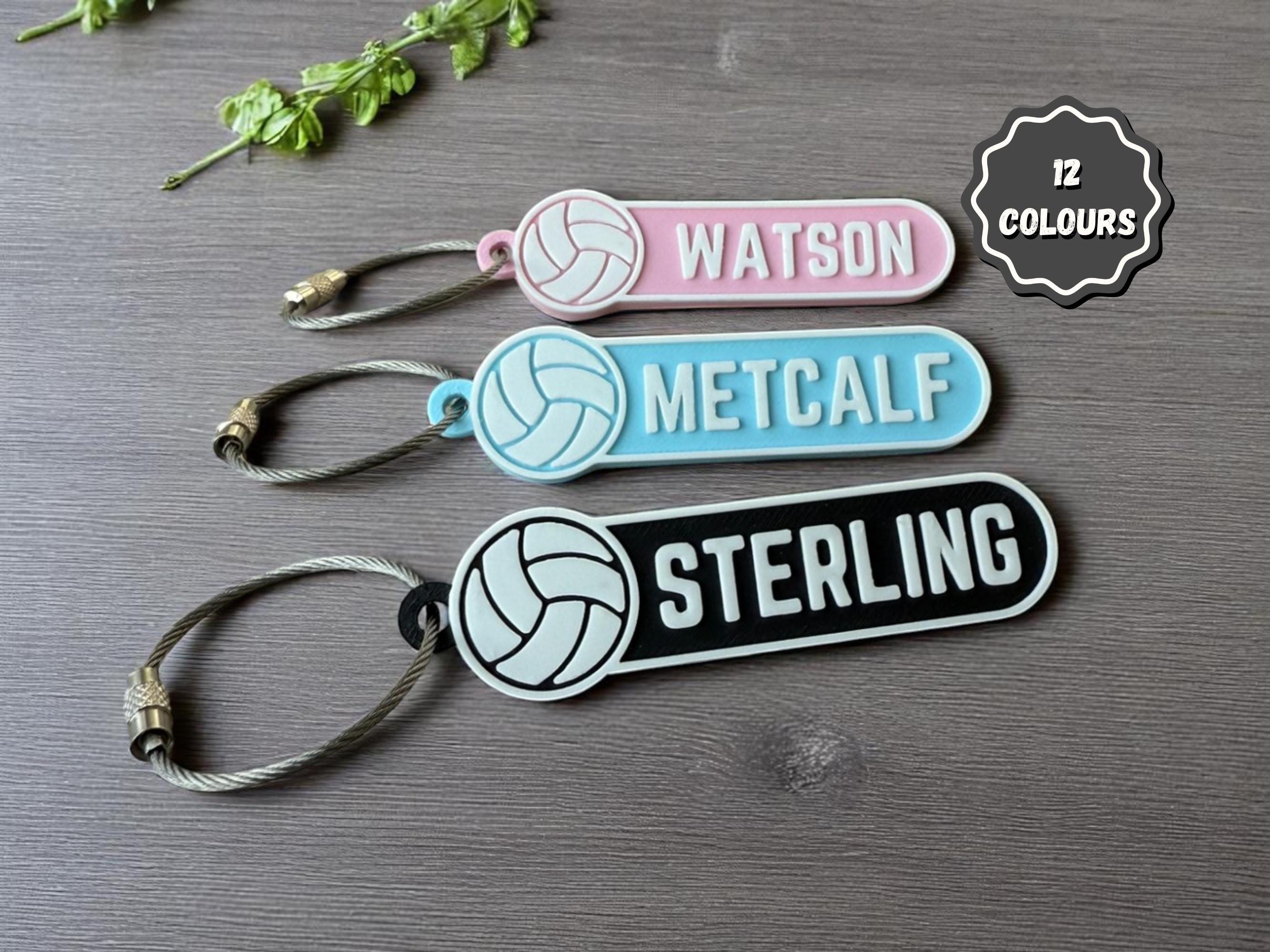 Personalised Netball Keyring | Custom Sports Gift | Netball Player Gift ...