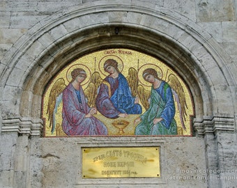 Mosaic Holy Trinity