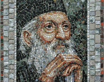 Mosaic portrait of Patriarch Pavle