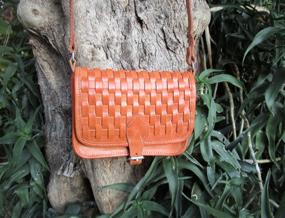 Greek shop leather bags