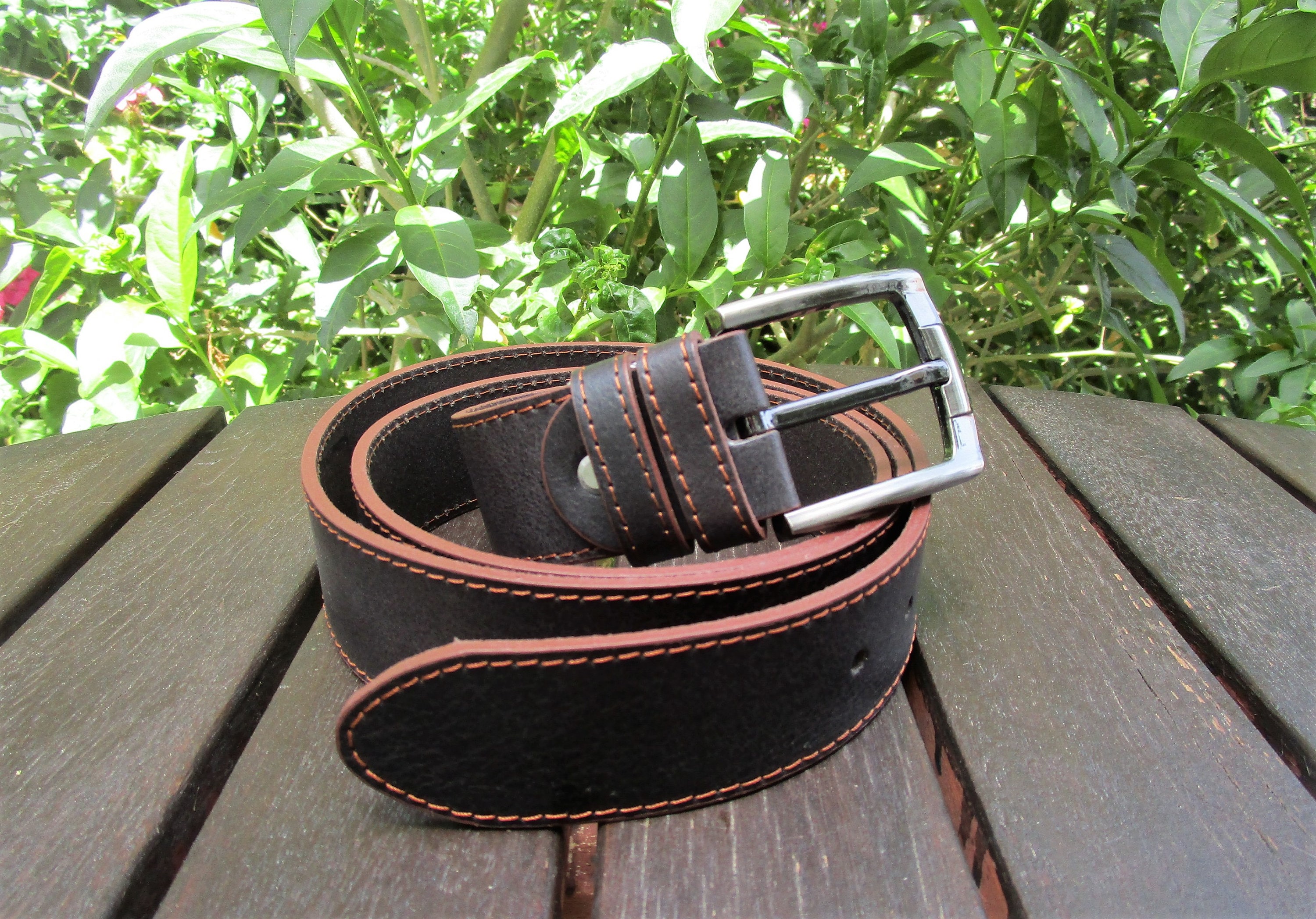 Men's Greek Leather Belt Classic Handmade Belt Real | Etsy