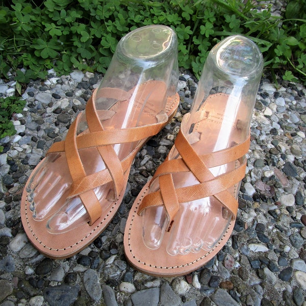 Multi Strap Sandals, Greek Leather Sandals, Women's Handmade Sandals, Criss Cross Sandals, Real Leather Sandals, Strappy Sandals