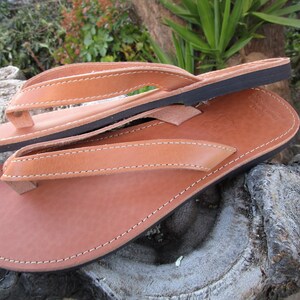 Men's Handmade Greek Leather Flip Flop Sandals image 4