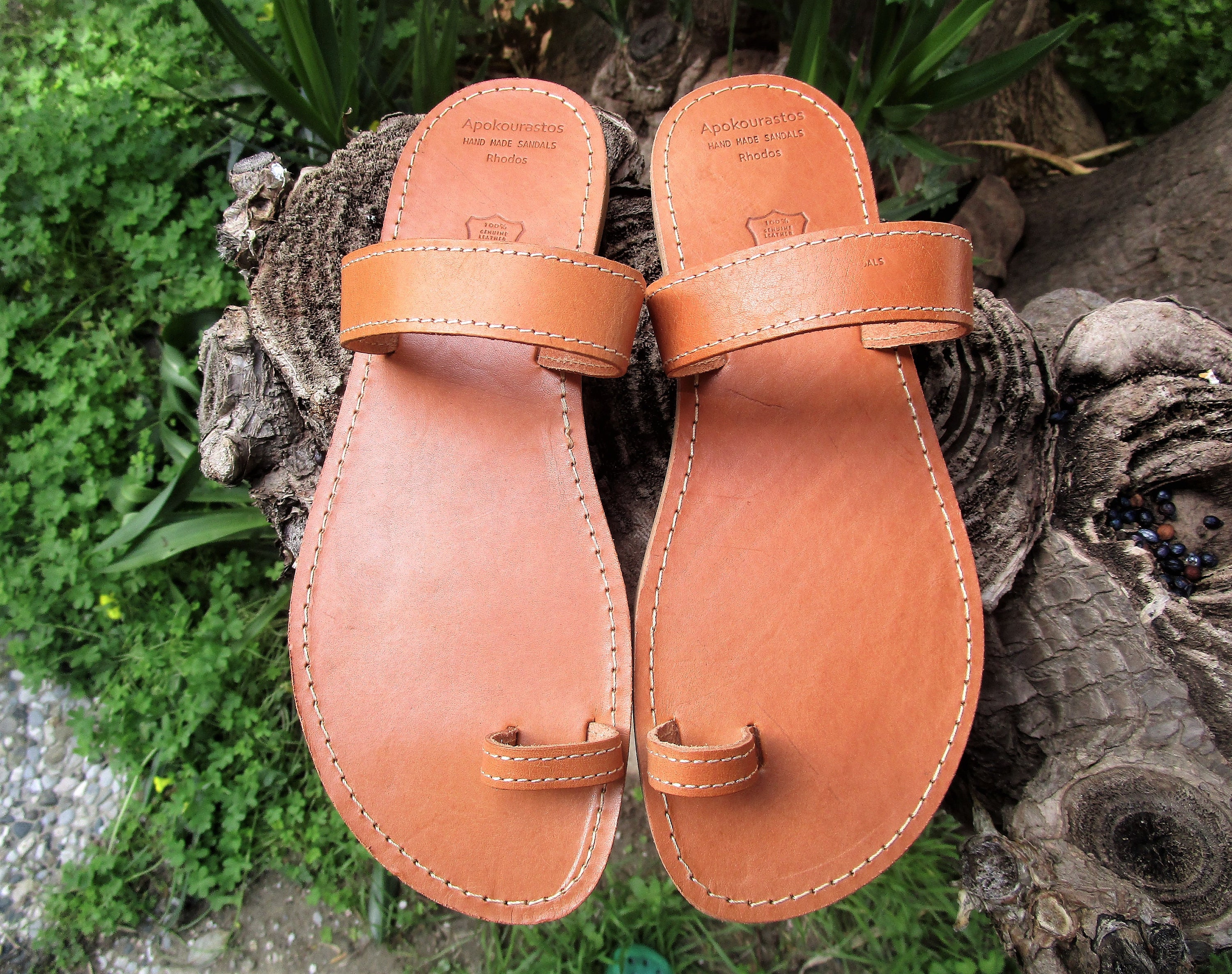 Handmade Leather Toe Sandals - Etsy