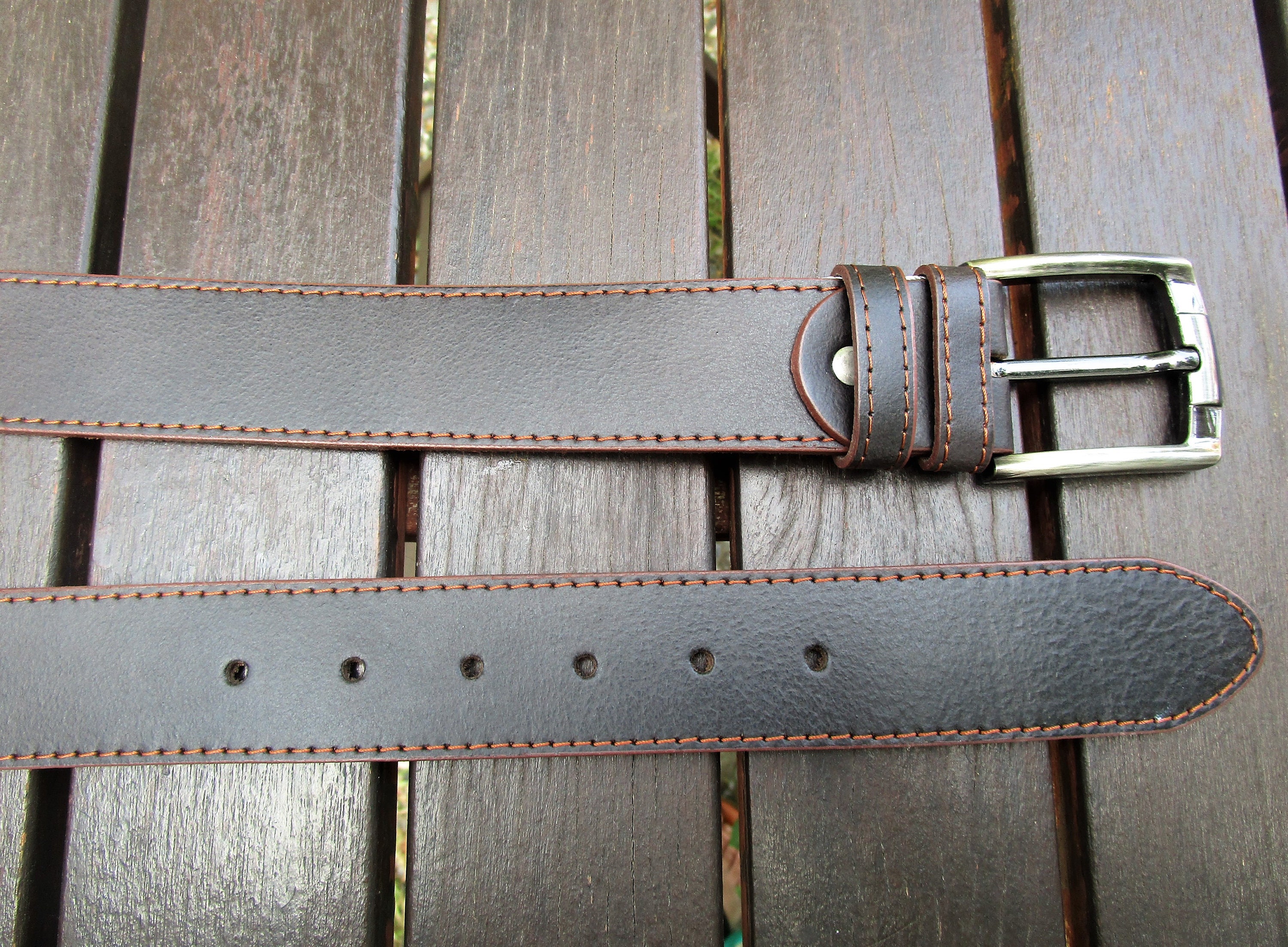Men's Greek Leather Belt Classic Handmade Belt Real Etsy